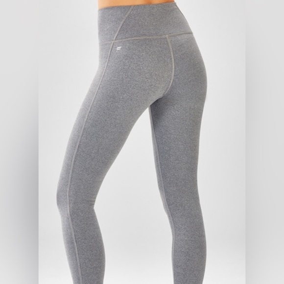 Fabletics Heathered Gray Leggings - Picture 1 of 10